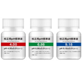 FieldNew 3 Pack Ph4.00/6.86/9.18 Calibration pH Standard 50ml Each Phthalate/Neutral Phosphate/Borate No Preparation Required for Calibration Only