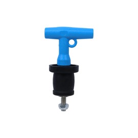 Pastlla Mechanical Test, Seal, Cleanout Pipe Plug, Stainless Steel Drain Plug on Ship Deck, 1-1/2 to 1-3/4 (38-47mm) in Anti-Return Pipeline Winterizing Pool Plug, Fit for Various Pipe Sink Pool