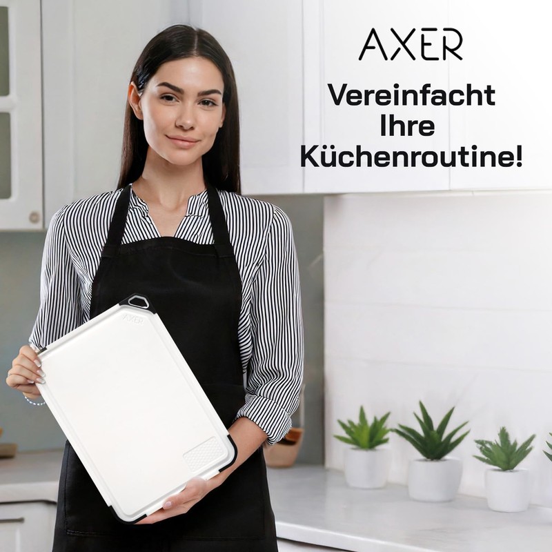 Axer Chopping Board Plastic BPA Free – Universal Size 35