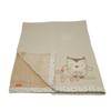 Natures Purest Woodlands Friend Owl Velour Blanket - 75x100cm
