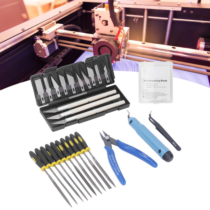 3D Printer Tool Kit Model Carving Knife Trimming File Tools