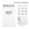 MAGICLULU Small Desk Calendar 2025 Mini Monthly Desktop Standing Flip
