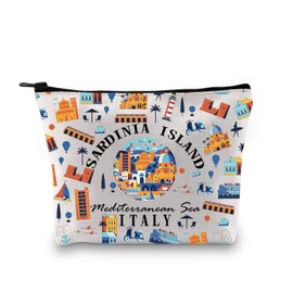 Sardinia Lovers Cosmetic Bag Sardinia Souvenirs Gift Sardinia Italy Travel Sardinia Island Sardinia Italy Trip Italy Travel Gift (Sardinia)