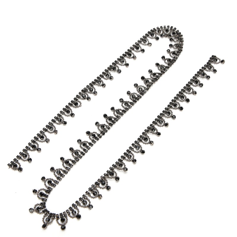 Welding Rhinestones Chain Tassel Pendant Belly Dance Decoration Jewelry Accessories