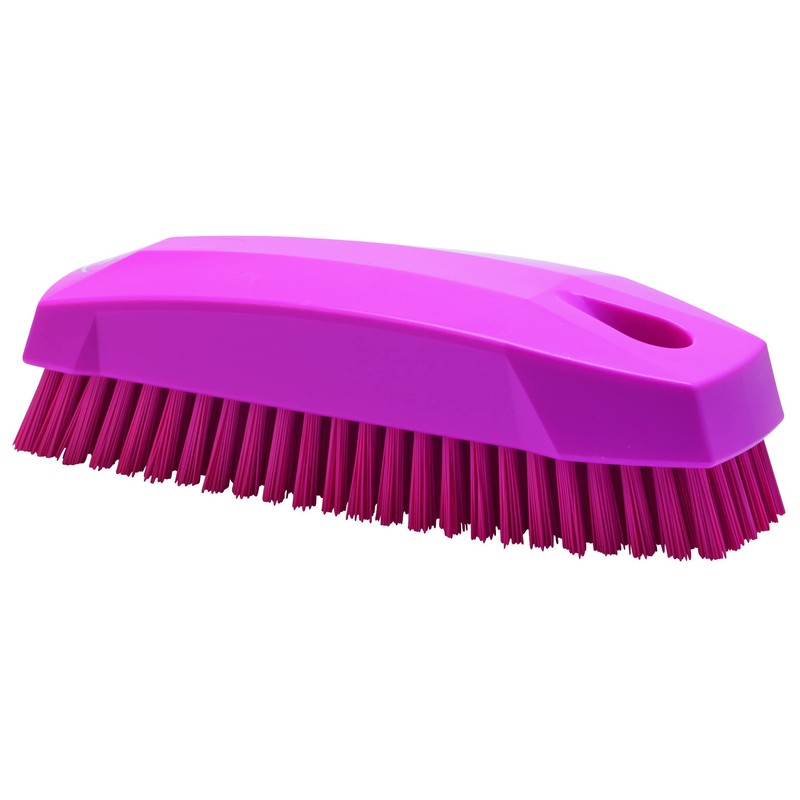 Vikan 6440 Nail Brush, Polyester, Pink, 1