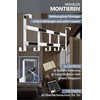 4smile Door Coat Rack for Hanging - White Door Hooks