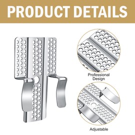 moonoom 32 Pack Drywall Repair Clips, 1/2 inch Drywall Fastener Clip with 64 Screws, Stainless Steel Wall Patch Clips for Damaged Walls Repairing