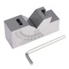 Angle V Block, Adjustable Micro Protractor with Wrench, Stainless Steel