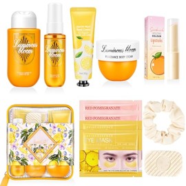 Gifts for Women Skin Care Set, 11 Pcs Skincare Kit For Women Gift Complete Travel -Size Spa Kit Skincare Gift Set Teens Birthday Galentines Day Party Favors Valentines Mothers Day Gift