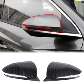 Car Door Rear View Mirror Trim Cover Compatible with Hyundai Tucson/Santa Cruz 2022+ Rearview Mirror Guard Cover Outside Housing Wing Mirror Decorative Cover Cap Protector Shell Exterior Accessories