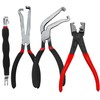 JEUCLEL 4PCS Professional Electrical Disconnect Pliers for Cars‌, Automotive Electrical