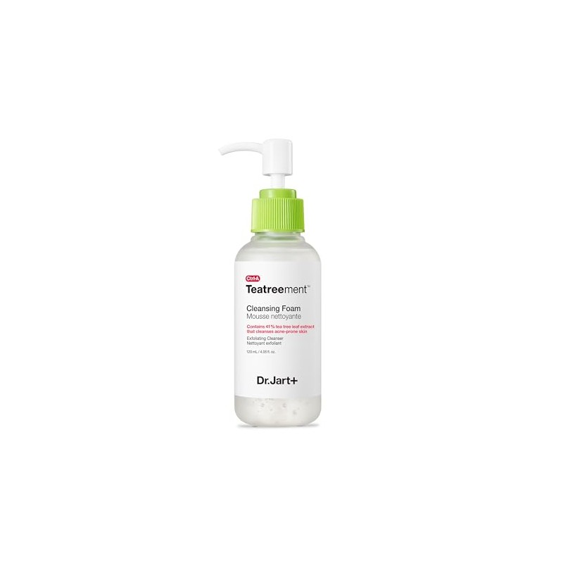 Dr.Jart+ Teatreement Cleansing Foam Korean Face Wash for Oily Skin