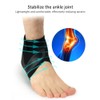Sport Ankle Guard Sleeve Compression Sprain Prevention Outdoor Basketball Protective