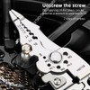 SQHY Multifunctional Wire Stripper Crimper Cable Cutter Pliers Wire Stripping