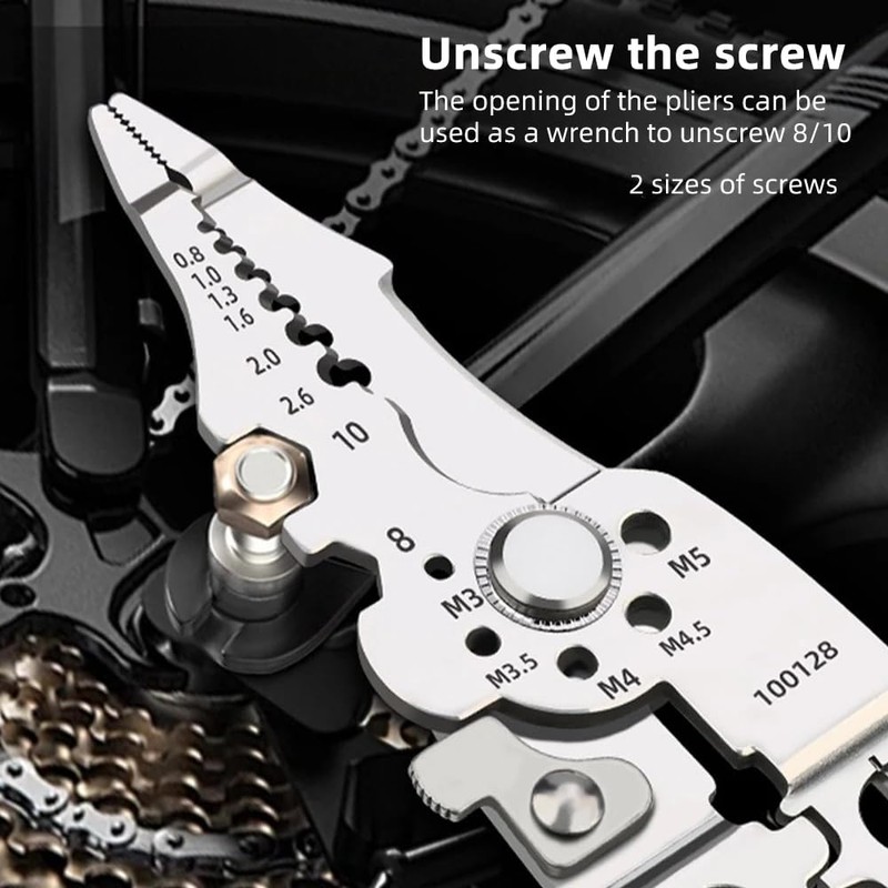 SQHY Multifunctional Wire Stripper Crimper Cable Cutter Pliers Wire Stripping