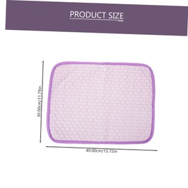 Totority Pet Cooling Mat Lightweight Breathable Summer Pad for Dogs Cats Rabbits Hamsters Portable Ice Silk Sleeping Bed Stylish and Practical Cooling Crate Pad for Small Pets Gift