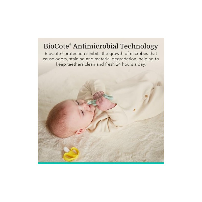 Matchstick Monkey, Antimicrobial Teething Gift Set - 1 Banana Shaped