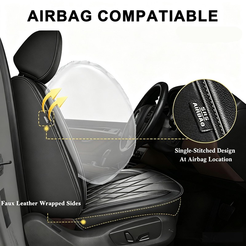 RAWAKORW Car Seat Covers for Lexus RX 350 2007-2024 2025