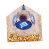 Constellation Pyramid Stone for Positive Energy Reduce Stress Chakra Resin