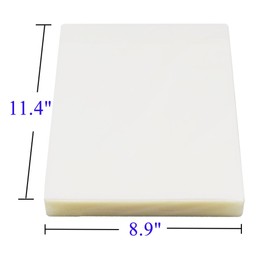 Immuson Thermal Laminating Pouches 8.9 x 11.4, 3Mil Thickness, Crystal Clear Finish, 100 Pack