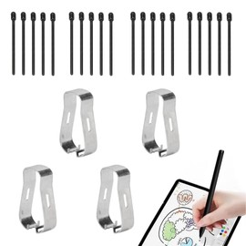 Gvrxec Pack of 20 Replacement Pen Tips, with Tool for Removing the Pen Tips, Spring Accessories, Replacement Pen Tips for Remarkable Marker Stylus, Remarkable2, Boox Note, Max Lumi2 Stylus