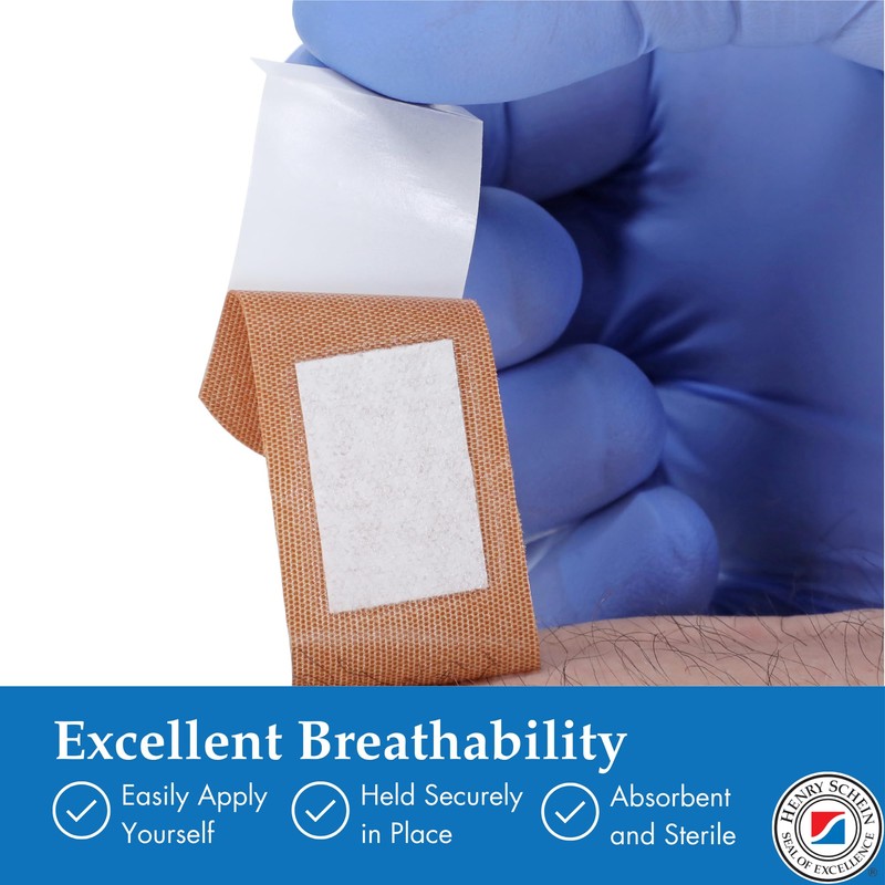 Henry Schein Sterile Adhesive Fabric Bandages, 1" x 3" –