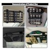 smilfuy Vehicle Rigid MOLLE Panel, Tactical Gear Car Sun Visor