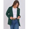 ANRABESS Womens Sweater Blazer 2025 Fall Cardigan Chunky Knit Jacket