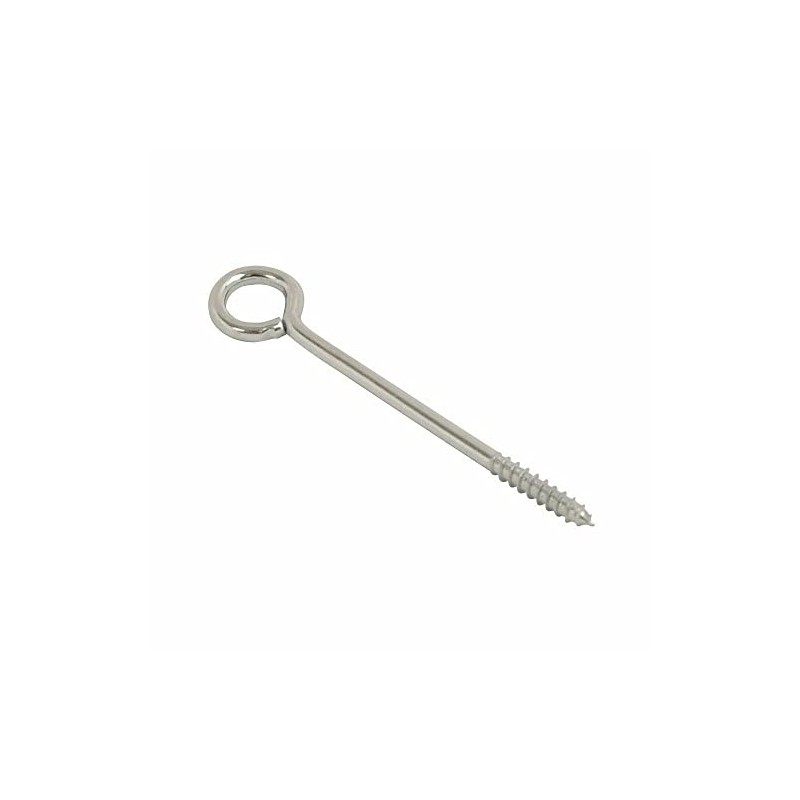 100mm Zinc Plated Vine Eyes for Climbing Plants, Screw In,
