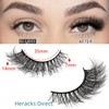 7 Pairs of 3D False Eyelashes, Cat Eye, Fluffy Volume,