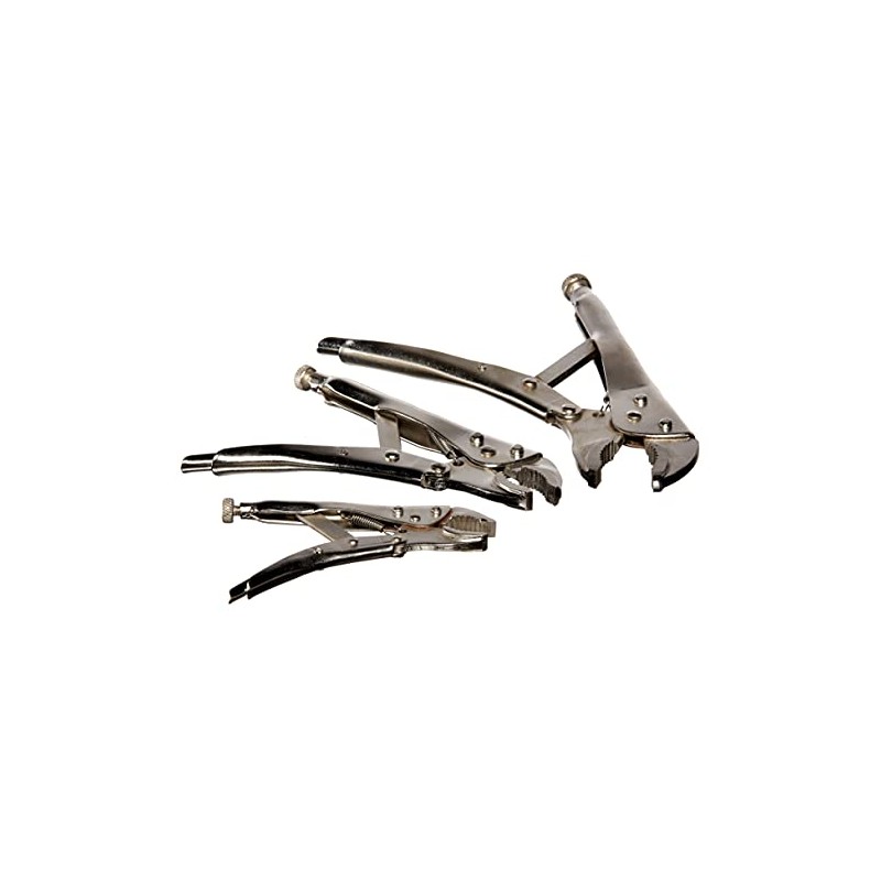 Amtech C1670 3 Piece Locking Grip plier Set
