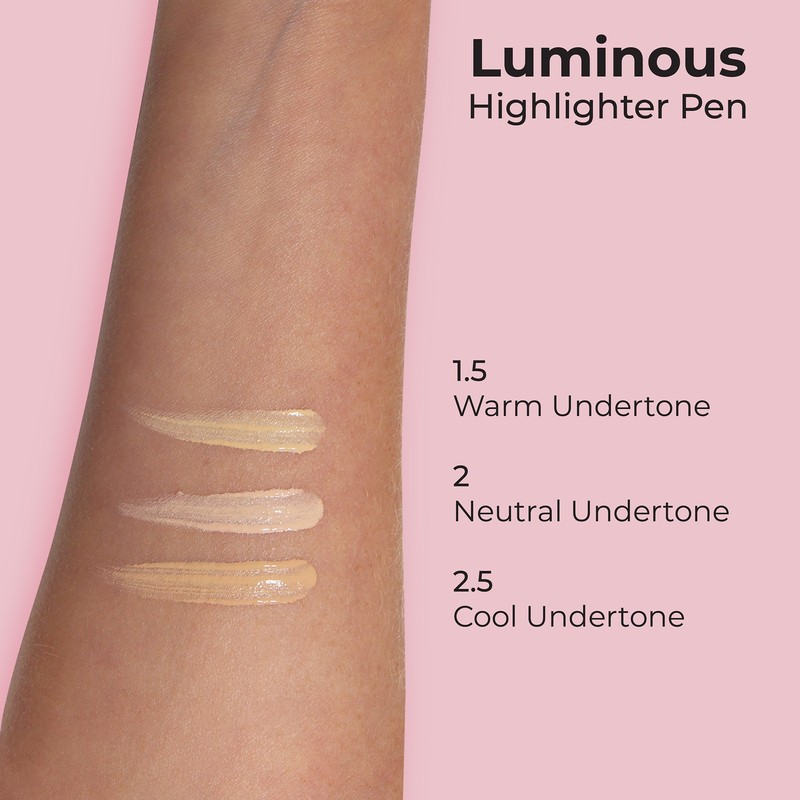 MCoBeauty Luminous Highlighter Pen 2.5ml (Various Shades), 2