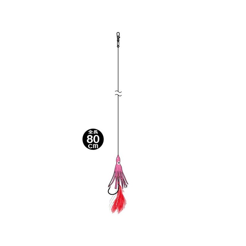 Gamakatsu Hayakake Akiazi Uki-fukase Rig AK-114 No. 22 #12 Kamura