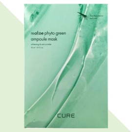 Kim Jeong-moon Aloe 김정문알로에 피토 그린 앰플 마스크 30ml 10매 피부 진정 앰플