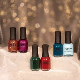 Orly Lacquer Holiday 2023 "Twas The Night" Collection .6 oz - set 6 pcs #319-324