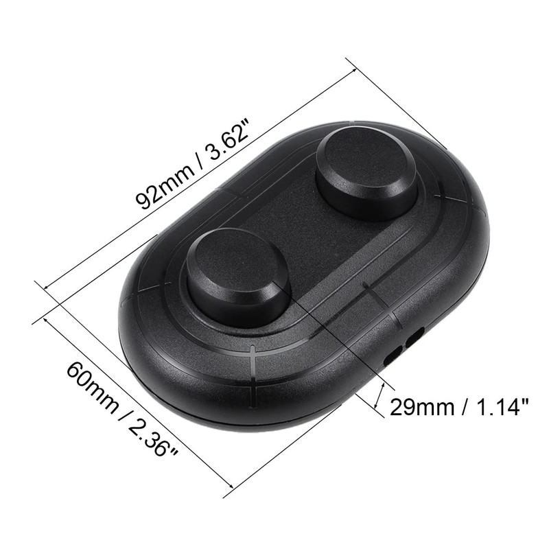 uxcell Inline Foot Pedal Push Lamp Switch, 2 Buttons Lighting