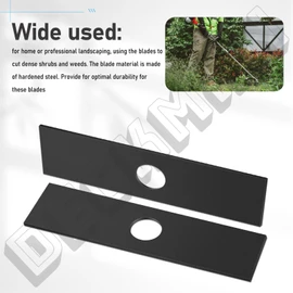 2 Pack 8-in Edger Blade Compatible with Kobalt 80-Volt Max Cordless Electric Lawn Edger (Hardened Steel)