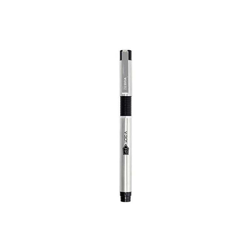Zebra Pen V-301 Fountain Pen, Stainless-Steel Barrel, Fine Point, 0.7mm,