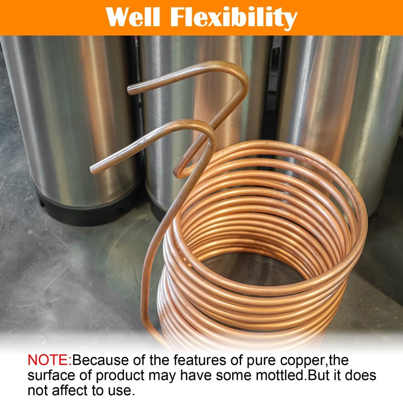 Copper Tubing 3/4" OD x 5 Ft YuJingKey, 99.9% C12200