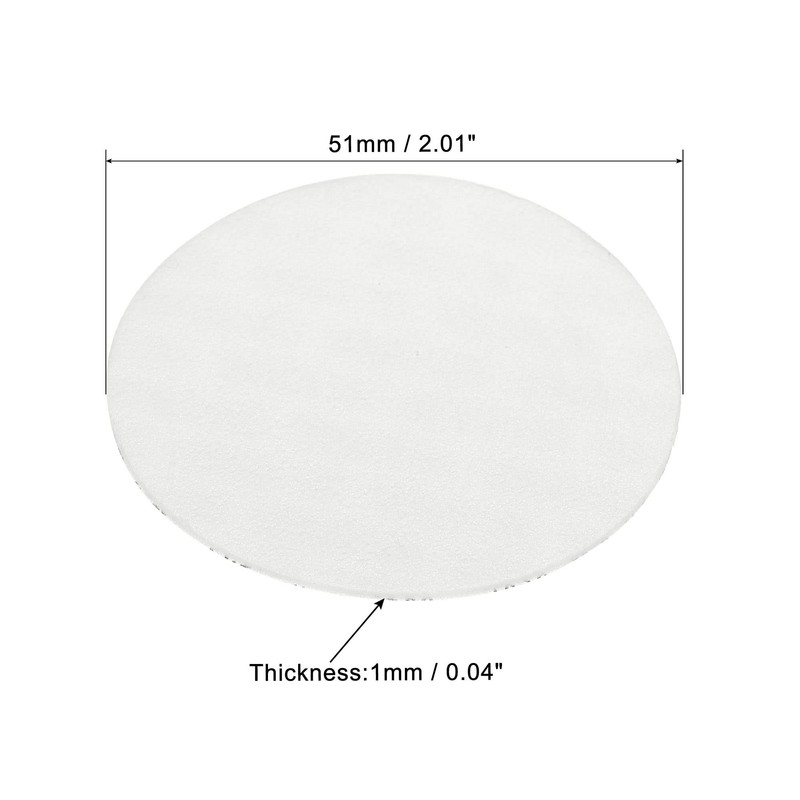 PATIKIL 51mm/2.01" Foam Lid Liner, 50Pack PS Foam Resistant Tamper