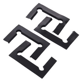 CRL Black Replacement Gasket Pack with Fin for Geneva Hinges