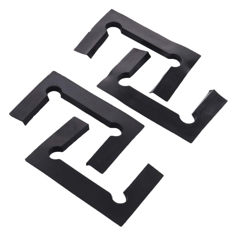 CRL Black Replacement Gasket Pack with Fin for Geneva Hinges
