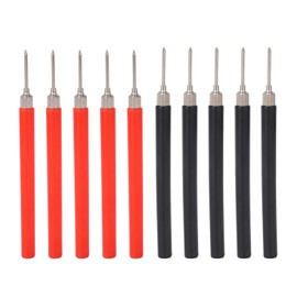 10pcs Test Probe Pins 24A DIY Screw Connection Test Needle for Multimeters, Voltage Testing