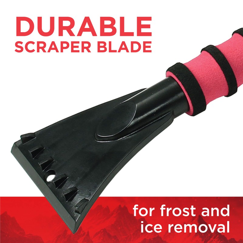 Mallory 532 Cool-Force 26” Snowbrush with Ice Scraper for Cars,