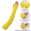 Women Winter Knit Arm Warmer Long Sleeve Fingerless Gloves Warm
