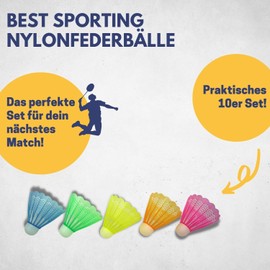 Best Sport Neon Shuttle Cocks - White