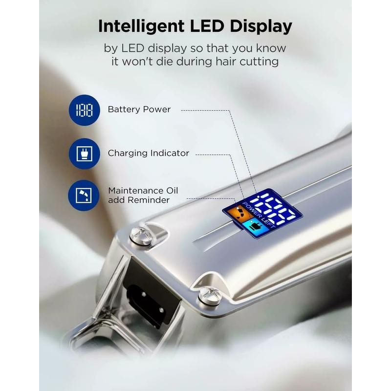 Limural Hair Clippers Cordless Professional Hair Cutting Grooming Kit for