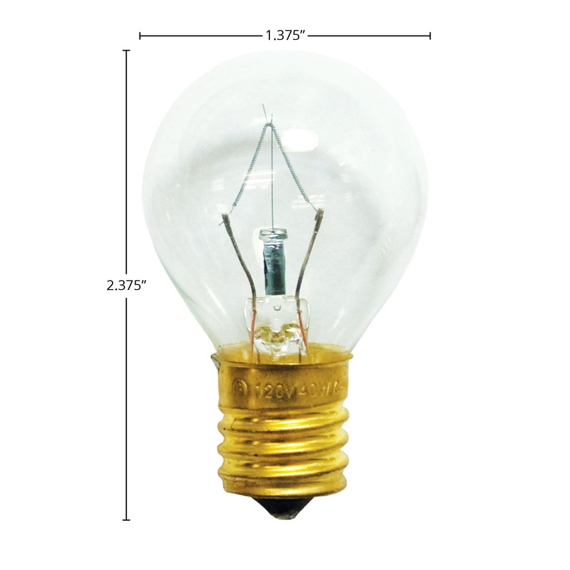 Bulbrite 702140 - 40S11N/C E17 Intermediate Screw Base Clear Scoreboard