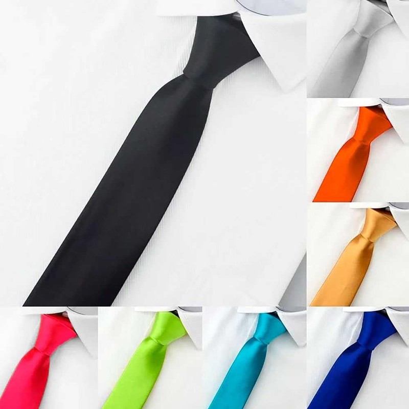 OcioDual Men's Tie Wedding Confirmation Slim Tie Retro Business Tie