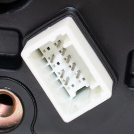 TRQ Left Mirror with Heat with Housing Turn Signal with Blind Spot Indicator Drivers Side Compatible with 2020-2023 Kia Soul KI1320236